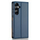 For Samsung Galaxy S24+ 5G N.BEKUS P3 RFID Stitching Magnetic Flip Leather Phone Case(Blue)