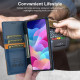 For Samsung Galaxy S24+ 5G N.BEKUS P3 RFID Stitching Magnetic Flip Leather Phone Case(Blue)