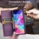 For Samsung Galaxy S24+ 5G N.BEKUS P3 RFID Stitching Magnetic Flip Leather Phone Case(Purple)