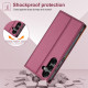 For Samsung Galaxy S24+ 5G N.BEKUS P3 RFID Stitching Magnetic Flip Leather Phone Case(Wine Red)