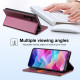 For Samsung Galaxy S24+ 5G N.BEKUS P3 RFID Stitching Magnetic Flip Leather Phone Case(Wine Red)