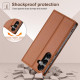 For Samsung Galaxy S24+ 5G N.BEKUS P3 RFID Stitching Magnetic Flip Leather Phone Case(Brown)