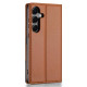 For Samsung Galaxy S24+ 5G N.BEKUS P3 RFID Stitching Magnetic Flip Leather Phone Case(Brown)