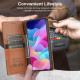 For Samsung Galaxy S24+ 5G N.BEKUS P3 RFID Stitching Magnetic Flip Leather Phone Case(Brown)