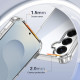 For Samsung Galaxy S24+ 5G Four-corner Shockproof Acrylic +TPU Phone Case(Transparent)