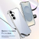 For Samsung Galaxy S24+ 5G Four-corner Shockproof Acrylic +TPU Phone Case(Transparent)