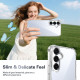 For Samsung Galaxy S24+ 5G Four-corner Shockproof Acrylic +TPU Phone Case(Transparent)