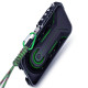 For Samsung Galaxy S24+ 5G Trigger Design Hollow Metal Frame Phone Case with Lanyard(Silver)