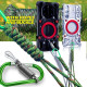 For Samsung Galaxy S24+ 5G Rotating Bracket Hollow Metal Phone Case with Lanyard(Silver)
