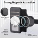 For Samsung Galaxy S24+ 5G Twill Fabric MagSafe RFID Anti-theft Zipper Wallet Leather Phone Case(Black)