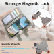 For Samsung Galaxy S24+ 5G Twill Fabric MagSafe RFID Anti-theft Zipper Wallet Leather Phone Case(Grey)