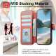 For Samsung Galaxy S24+ 5G Twill Fabric MagSafe RFID Anti-theft Zipper Wallet Leather Phone Case(Orange)