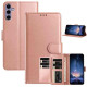 For Samsung Galaxy S24+ 5G Lambskin 8-card Slot Leather Phone Case(Rose Gold)