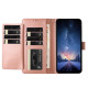 For Samsung Galaxy S24+ 5G Lambskin 8-card Slot Leather Phone Case(Rose Gold)