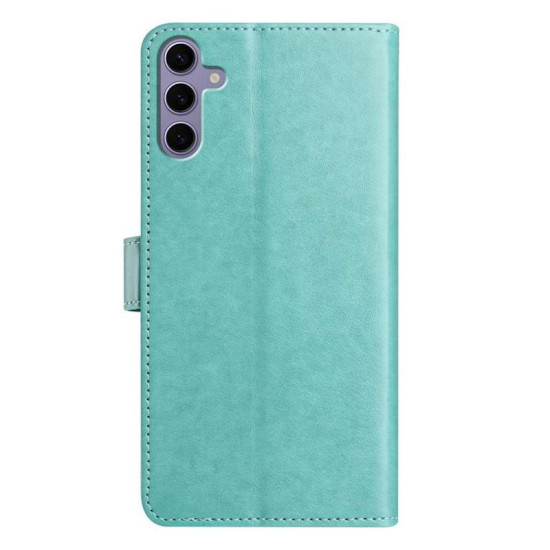 For Samsung Galaxy S24+ 5G Lambskin 8-card Slot Leather Phone Case(Green)