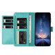 For Samsung Galaxy S24+ 5G Lambskin 8-card Slot Leather Phone Case(Green)