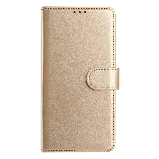 For Samsung Galaxy S24+ 5G Lambskin 8-card Slot Leather Phone Case(Gold)