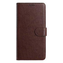 For Samsung Galaxy S24+ 5G Lambskin 8-card Slot Leather Phone Case(Brown)