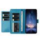 For Samsung Galaxy S24+ 5G Lambskin 8-card Slot Leather Phone Case(Light Blue)