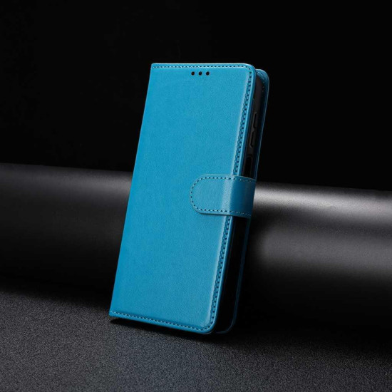 For Samsung Galaxy S24+ 5G Lambskin 8-card Slot Leather Phone Case(Light Blue)