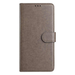 For Samsung Galaxy S24+ 5G Lambskin 8-card Slot Leather Phone Case(Grey)