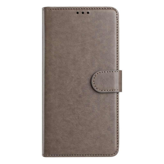 For Samsung Galaxy S24+ 5G Lambskin 8-card Slot Leather Phone Case(Grey)