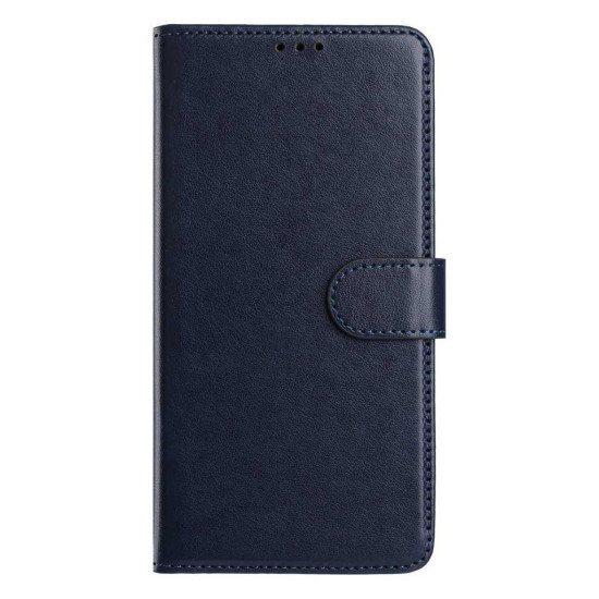 For Samsung Galaxy S24+ 5G Lambskin 8-card Slot Leather Phone Case(Dark Blue)