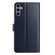 For Samsung Galaxy S24+ 5G Lambskin 8-card Slot Leather Phone Case(Dark Blue)