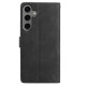 For Samsung Galaxy S24+ 5G Secret Garden Butterfly Pattern Leather Phone Case(Black)