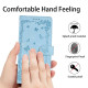 For Samsung Galaxy S24+ 5G Secret Garden Butterfly Pattern Leather Phone Case(Blue)