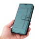 Samsung Galaxy S23+ 5G Stitched Magnetic Buckle Leather Phone Case(Green)