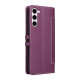 Samsung Galaxy S23+ 5G Stitched Magnetic Buckle Leather Phone Case(Purple)