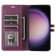 Samsung Galaxy S23+ 5G Stitched Magnetic Buckle Leather Phone Case(Purple)
