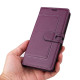 Samsung Galaxy S23+ 5G Stitched Magnetic Buckle Leather Phone Case(Purple)