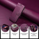 Samsung Galaxy S23+ 5G Stitched Magnetic Buckle Leather Phone Case(Purple)