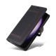 Samsung Galaxy S23+ 5G Stitched Magnetic Buckle Leather Phone Case(Black)