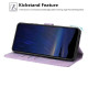 For Samsung Galaxy S24+ 5G Cherry Blossoms Embossed Leather Phone Case(Purple)