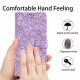 For Samsung Galaxy S24+ 5G Cherry Blossoms Embossed Leather Phone Case(Purple)