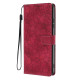 For Samsung Galaxy S24+ 5G Cherry Blossoms Embossed Leather Phone Case(Red)