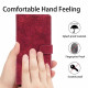 For Samsung Galaxy S24+ 5G Cherry Blossoms Embossed Leather Phone Case(Red)