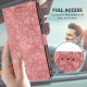 For Samsung Galaxy S24+ 5G Cherry Blossoms Embossed Leather Phone Case(Pink)