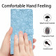 For Samsung Galaxy S24+ 5G Cherry Blossoms Embossed Leather Phone Case(Light Blue)