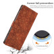 For Samsung Galaxy S24+ 5G Cherry Blossoms Embossed Leather Phone Case(Brown)