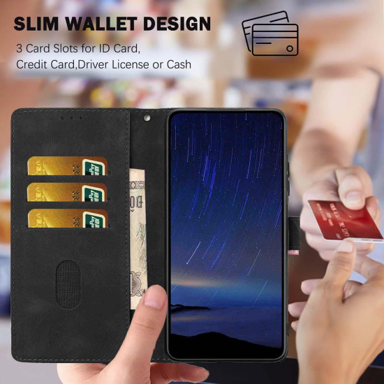 For Samsung Galaxy S24+ 5G Cherry Blossoms Embossed Leather Phone Case(Black)