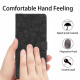 For Samsung Galaxy S24+ 5G Cherry Blossoms Embossed Leather Phone Case(Black)