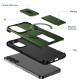 For Samsung Galaxy S24+ 5G Sliding Camshield MagSafe Holder Phone Case(Green)