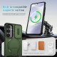 For Samsung Galaxy S24+ 5G Sliding Camshield MagSafe Holder Phone Case(Green)