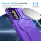 For Samsung Galaxy S24+ 5G Sliding Camshield MagSafe Holder Phone Case(Purple)