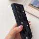 For Samsung Galaxy S24+ 5G Soft Silicone 3D Bowknot Pearl Phone Case with Beaded Wrist Strap(Coffee)