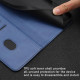 For Samsung Galaxy S24+ 5G Tulips Butterfly Pattern Magnetic Vegan Leather Phone Case(Royal Blue)
